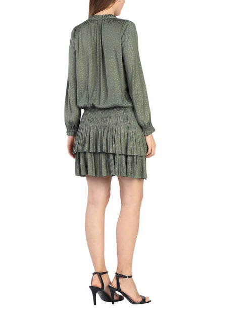 Current Air Laurel Mini Star Dress Green Large 3