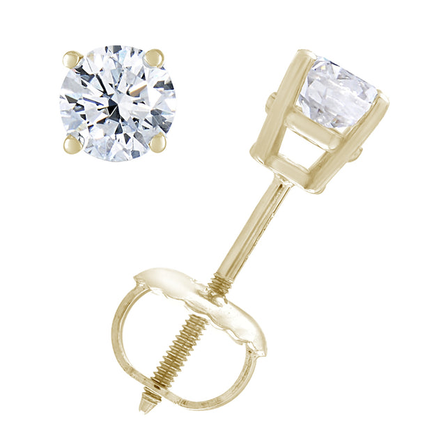 Vir Jewels Diamond Stud Earrings Silver 2