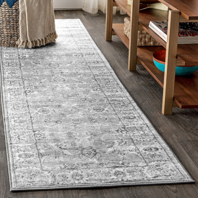 Jonathan Y Modern Persian Vintage Area Rug Silver 2