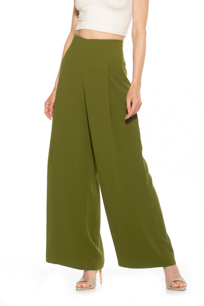 Alexia Admor Elia Pants Green US 10 4