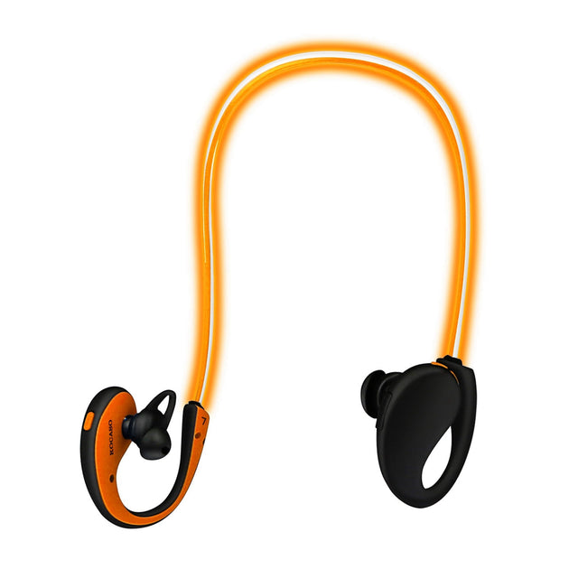 Global Bazaar V4.1 Écouteurs sans fil à arceau Orange 4
