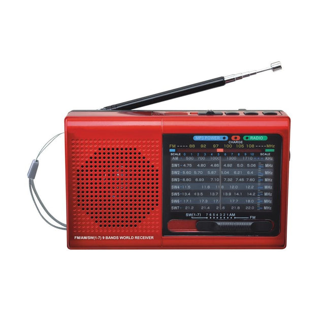 Radio 9 Bandes Supersonic Rouge 3