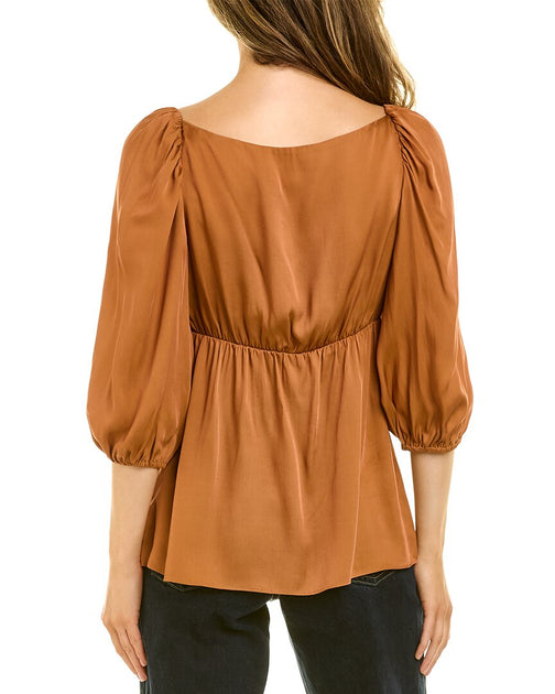 Trina Turk Impressives Top Beige XSmall 3