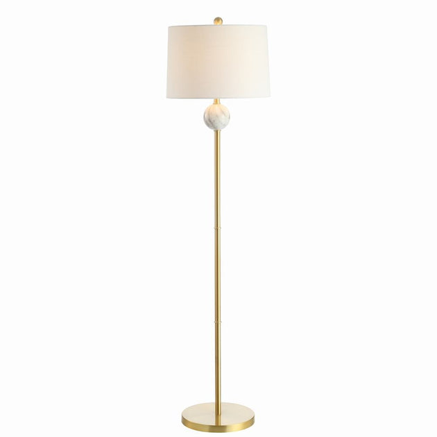 Lampadaire LED métal/résine moderne Jonathan Y Vaughn 152 cm 3