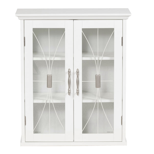 Teamson Home Delaney Wall Cabinet White 8.5x20.5x24in 2