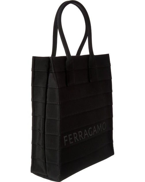 Salvatore Ferragamo Ferragamo Logo Tote Black Large 4