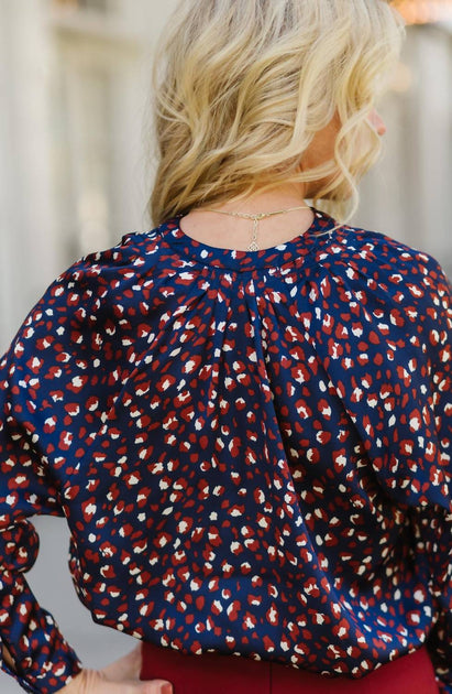 Bishop + Young Denali Blouse Red Medium 4