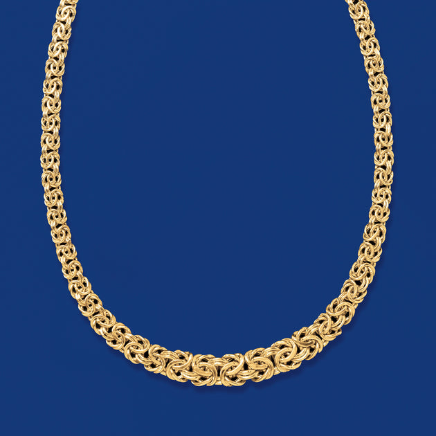 Ross-Simons Byzantine Necklace Yellow Gold 4
