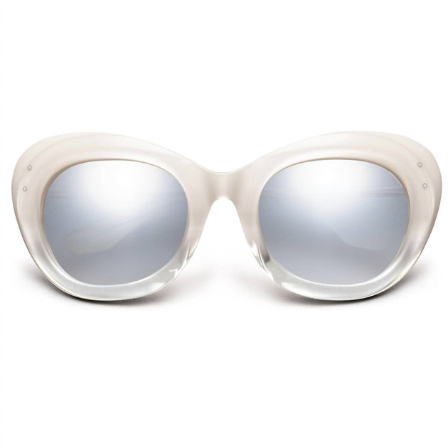IVI VISION Faye - Chrome / Light Blue Chrome Flash Lens In 