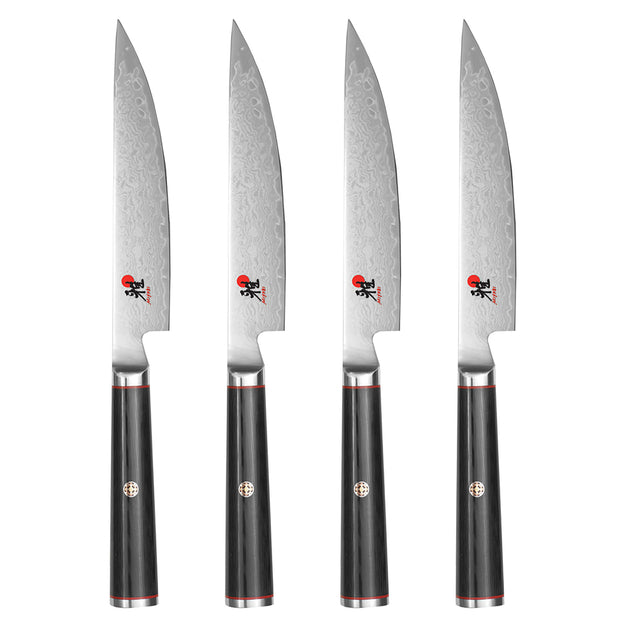 Miyabi Kaizen Steak Knife Set Black 3