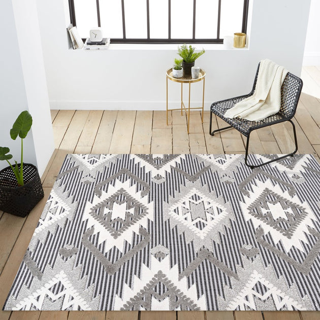 Jonathan Y Sumak Indoor Outdoor Area Rug Neutral 4