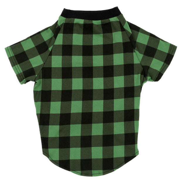 Leveret Big Dog Cotton Pajamas Plaid Black Medium 4