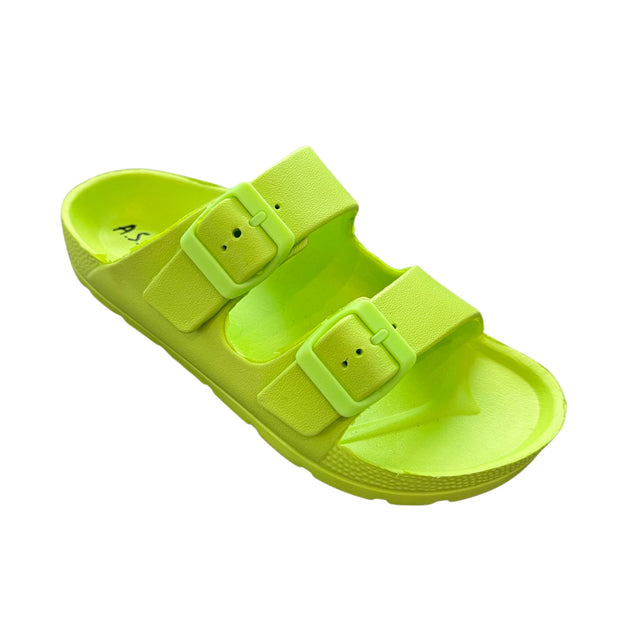 Andrew by Andrew Stevens Scooby Sandal Green US 8 4