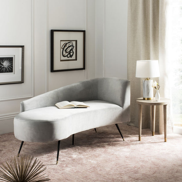 Safavieh Evangeline Settee Grey 2