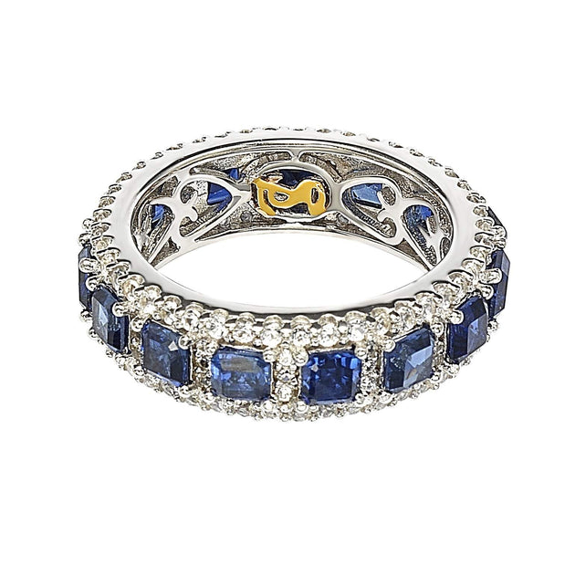 Suzy Levian Eternity Band Blue US 7 3