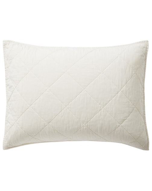 Serena & Lily Augustine Quilt Sham Ivory 2