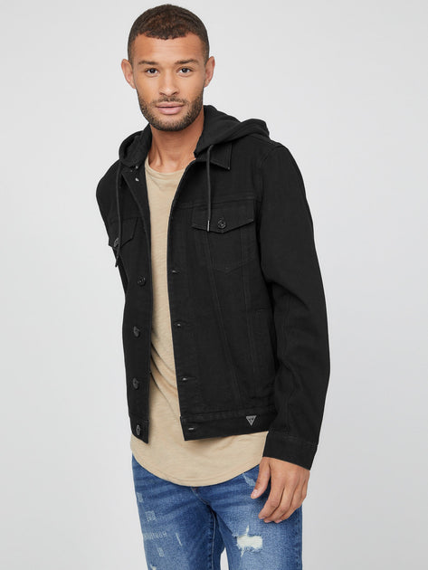 Guess Factory Blake Denim Jacket Black Large 2