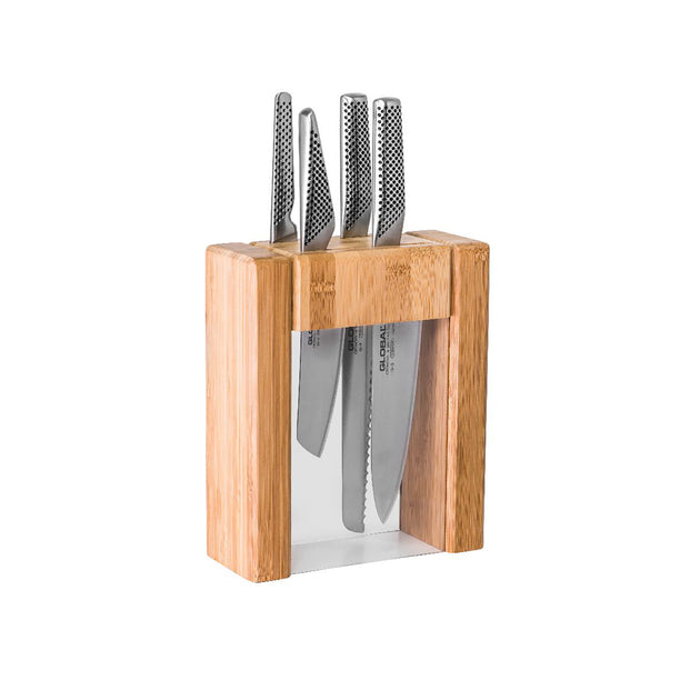 Global Teikoku Knife Block Set 5-Piece 3