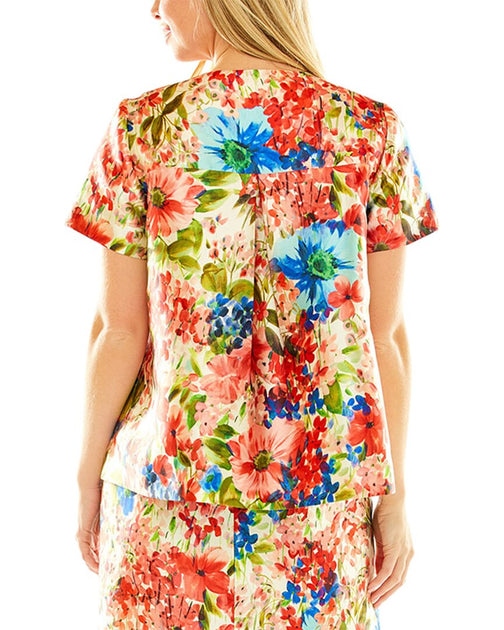 Sara Campbell Trapeze Jacket Multi Medium 3