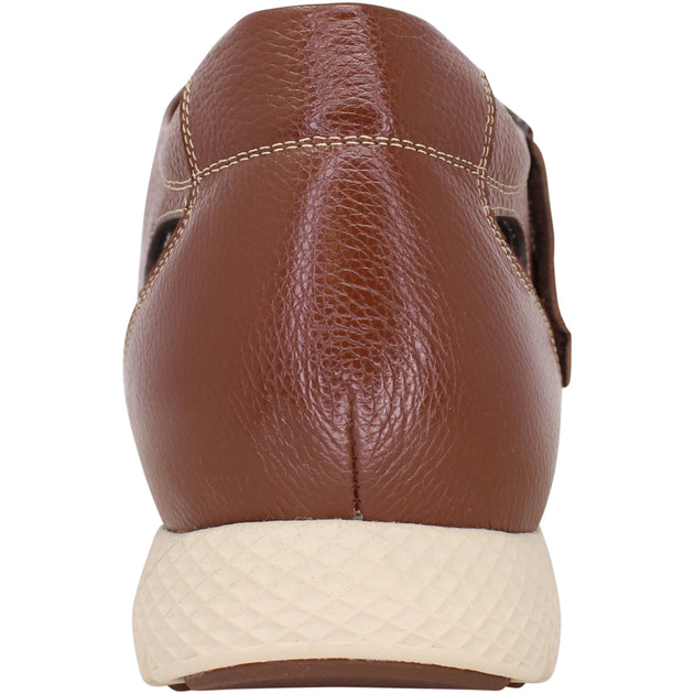 CALTO - K2133 - 2.8 Inches Taller (Brown) - Fisherman Sandal Lightweight