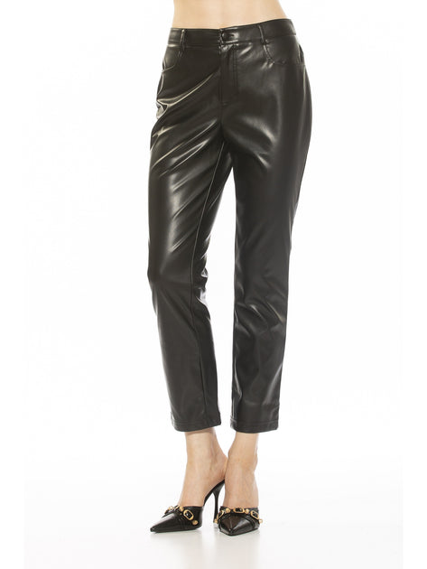 Alexia Admor Mila Leather Pants Green US 4 2