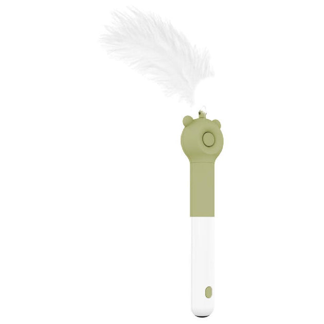 Pet Life KITIQUE 3-in-1 Cat Teaser Wand Yellow 2