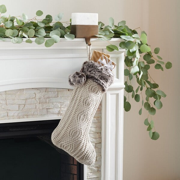 Safavieh Gingerbread Stocking Beige 2