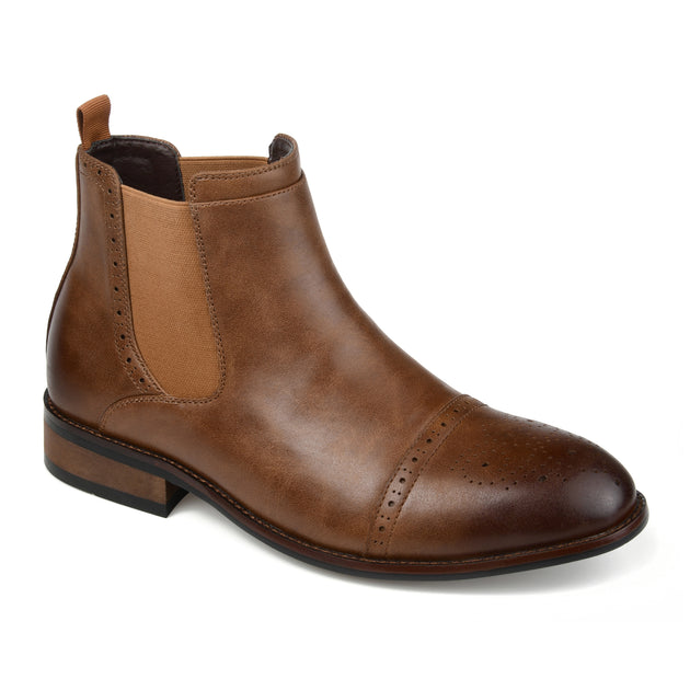 Vance Co. Garrett Cap Toe Chelsea Boot Black 9.5 2