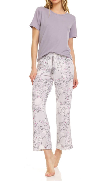 Flora Nikrooz Deandra Pajama Set Grey Large 2