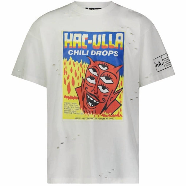 Haculla Chili Drops Vintage Tee White Small 2