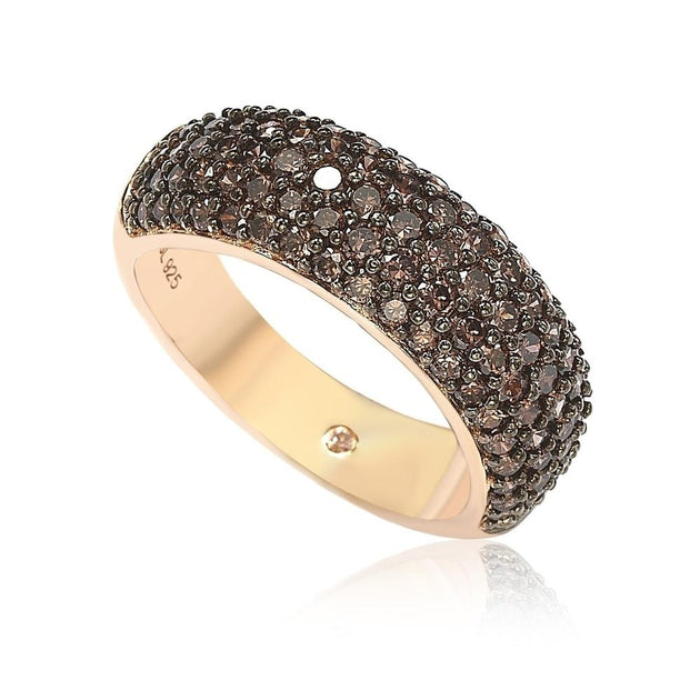 Bague Eternité Suzy Levian Marron US 9 2