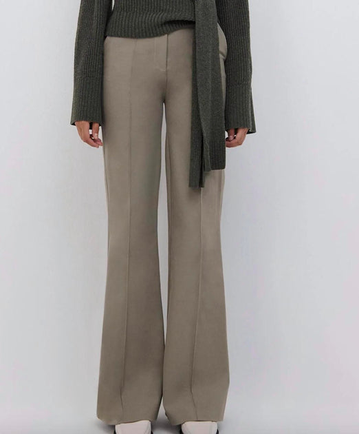 Jonathan Simkhai Kassandra Bootcut Pant Grey US 2 2