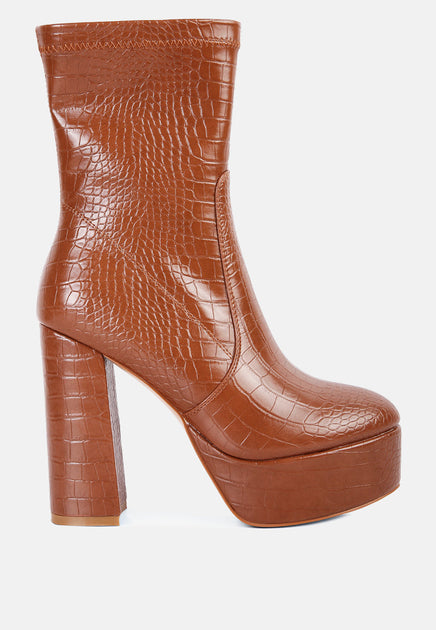 London Rag Feral Ankle Boot White US 7 2