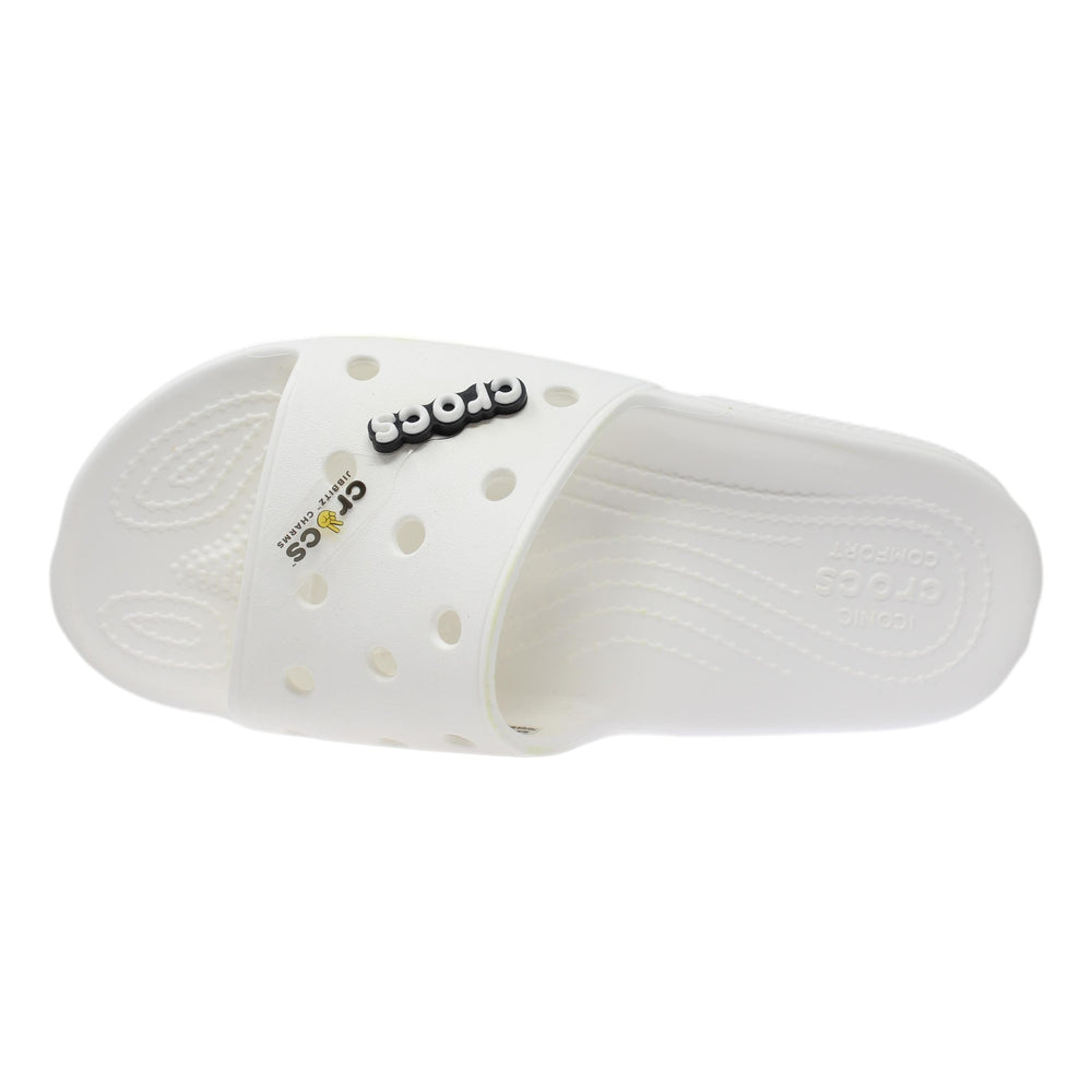 Crocs Classic Croc Slide White 206121-100 Men display picture 1