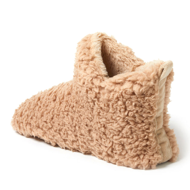 Dearfoams Chelsea Shaggy Pile Bootie Slippers Multi Small 3