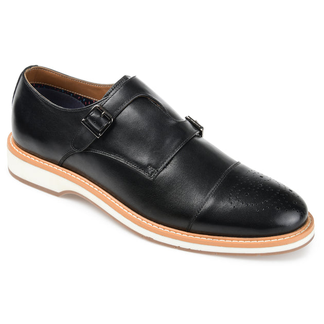 Thomas & Vine Ransom Monk Strap Dress Shoe Brown US 8 2
