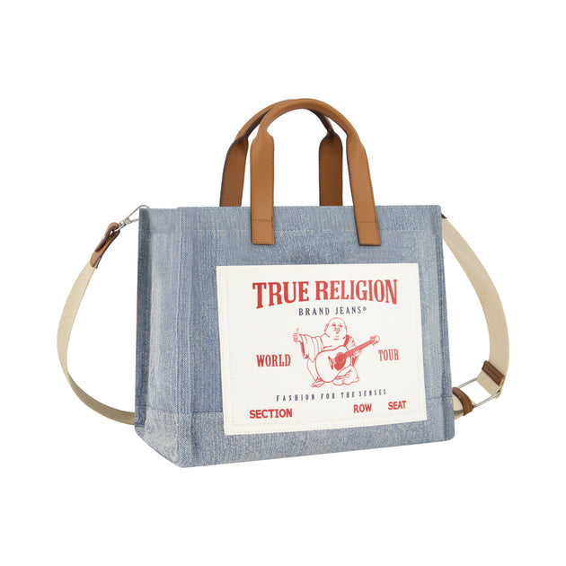 True Religion Medium Pocket Tote White One Size 4