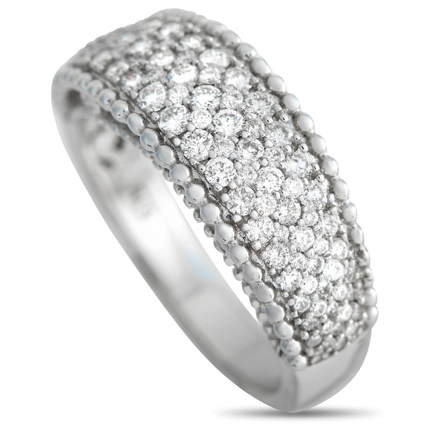 LB Exclusive 14K White Gold Diamond Ring White US 7 2