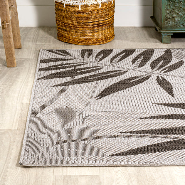 Jonathan Y Havana Tropical Palm Leaf Area Rug 4