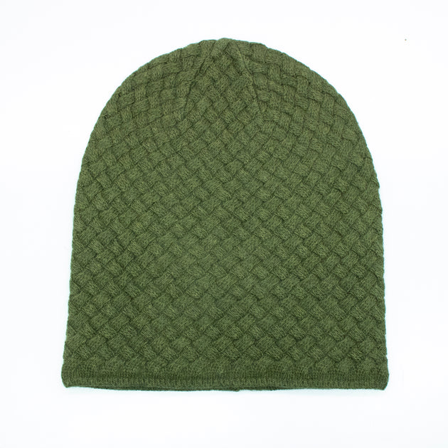 Portolano Slouchy Hat Green One Size 3