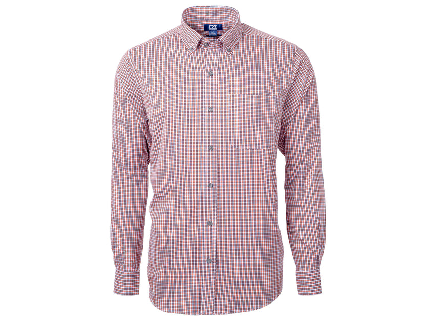 Cutter & Buck Versatech Multi Check Stretch Dress Shirt Multi XL 2