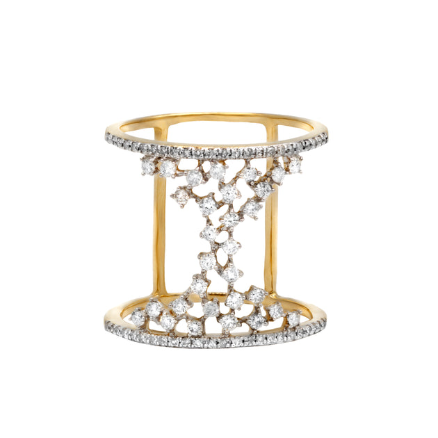 Diana M. Multi Stone Ring Yellow Gold US 8 2