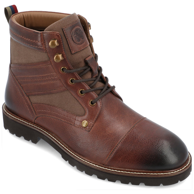 Thomas & Vine Feron Cap Toe Ankle Boot Brown US 9.5 2