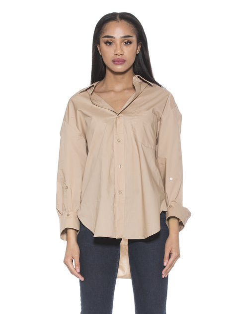Alexia Admor Amber Shirt Pink Small 2