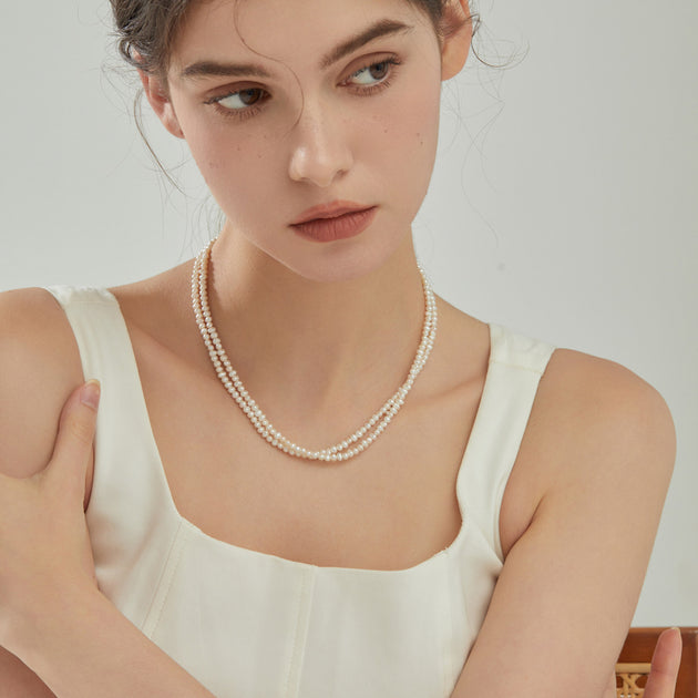 Jooby Baby Cece Pearl Necklace Silver One Size 4