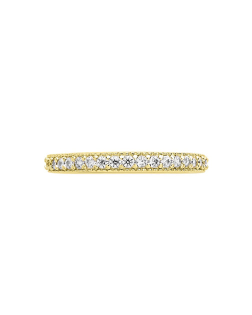 Sterling Forever CZ Band Ring Silver US 10 3