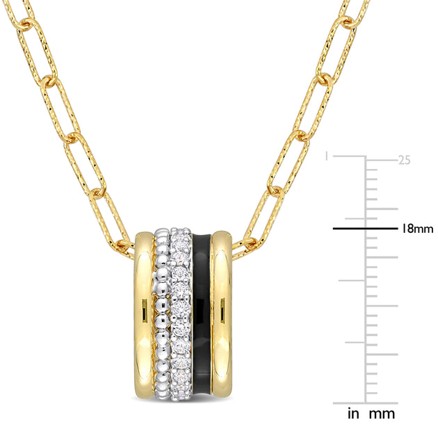 Mimi & Max Circular Pendant Gold 3