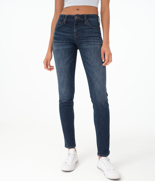Aeropostale Seriously Stretchy Mid-Rise Skinny Jean Multi US 14 2