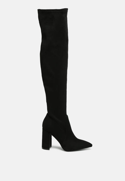 London Rag Flittle Block Heel Boots Multi US 7 2