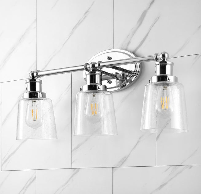 Jonathan Y Beverly 22.5 inch 3-Light Iron Vanity Light 4